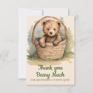 Baby Bear Gender Neutral Baby Shower Tack Kort