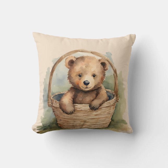 Baby Bear Gender Neutral Kudde (Framsida)