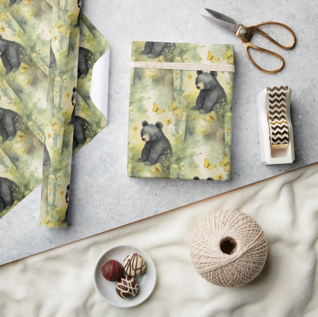 Baby Bear Gender Neutral Presentpapper (Hantverk)