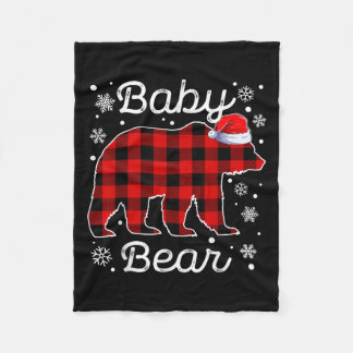 Baby Bear jul jul Pajamas Red Play Buffalo Fami Fleecefilt