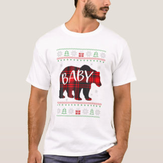 Baby Bear jul pyjamas röd T Shirt