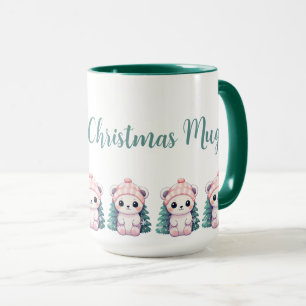 Baby Bear Julafton anpassat Mugg