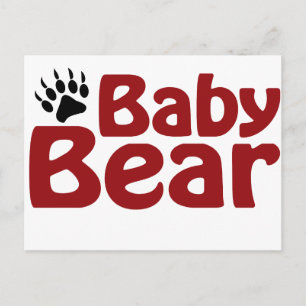 Baby Bear Klo Vykort