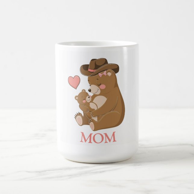 Baby Bear Lycklig Mors dag Kaffemugg (Center)