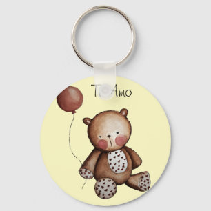 Baby Bear med Ballon Nyckelring