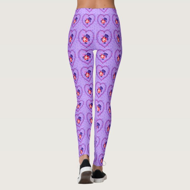 Baby Bear med Heart Gift Leggings (Baksida)