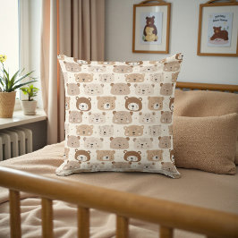 Baby Bear Nursery Dubbelsidig Kudde