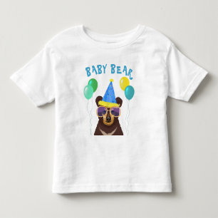 Baby Bear Personlig Namn födelsedag T Shirt