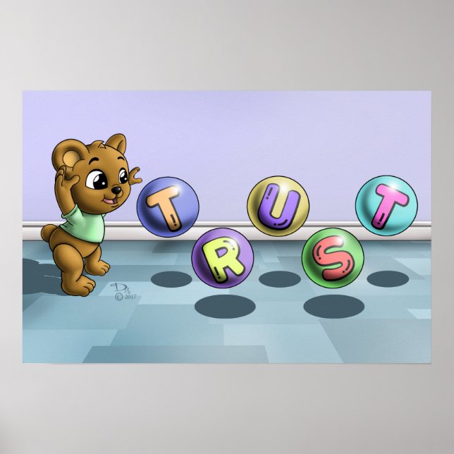 Baby Bear Poster (Framsidan)