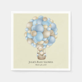 Baby Bear Princess Girl Rosa | Barnskötare Napkins Pappersservett