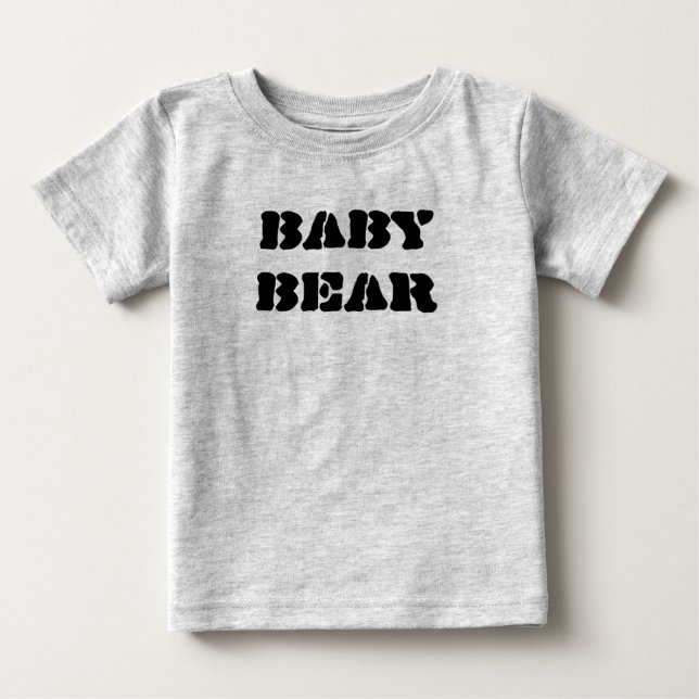 Baby Bear Romper Tee Shirt (Framsida)