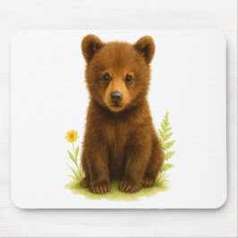 Baby Bear Unge i Wildblommor Musmatta