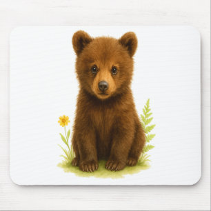 Baby Bear Unge i Wildblommor Musmatta