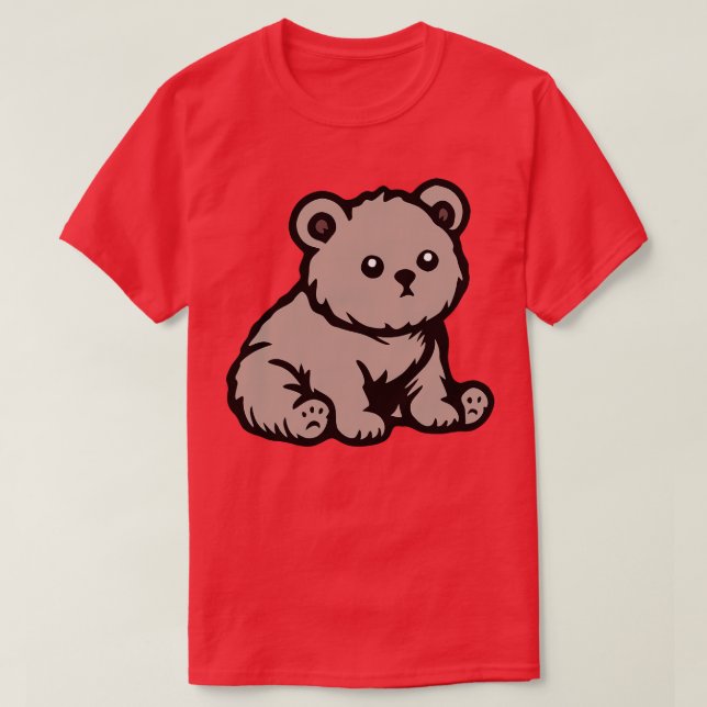 Baby Bear Unge T Shirt (Design framsida)