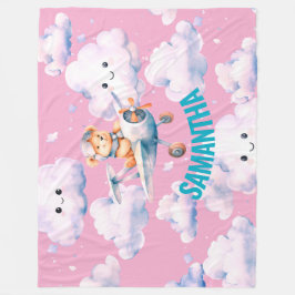 Baby Bear's Skyward Blanket Fleecefilt