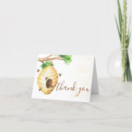 Baby Bee Baby Shower Little Honung Bee Tack Kort