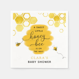 Baby Bee Baby Shower Napkins Pappersservett