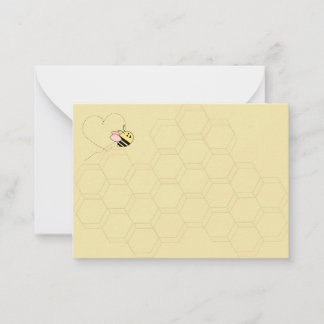 Baby Bee Flickkort Anteckningskort