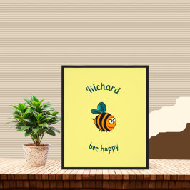 Baby bee fototryck