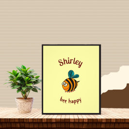 Baby bee fototryck