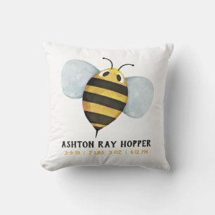 Baby Bee Personlig Pillow Kudde
