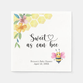 Baby Bee - sweet as can bee Pappersservett