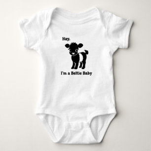 Baby Beltie Farmer Belted Galloway Ko Nytt till Be T Shirt