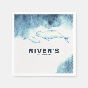 Baby Beluga   Havets Födelsedagsfest Pappersservett