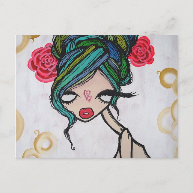 "Baby Beluga" vykort (Framsida)