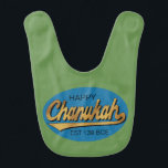 Baby Bib Chanukah/Hanukkah ’Retro Chanukah’ Hakklapp<br><div class="desc">Baby Bib Chanukah/Hanukkah "Retro Lycklig Chanukah Est 139 BCE" Behålla eller växla ut bakgrunden färg på båda sidor om bib! Anpassa genom att ta bort, "Lycklig" och "EST 139 BCE" och ersätta med er egen ordalydelse. Välj ditt favoritteckensnitt stil, storlek och färg. Tack för att du stannade och shoppade förbi....</div>