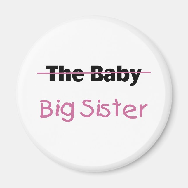 Baby Big Sister Magnet (Framsidan)