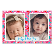 Baby Bild Ram, Photo Collage Keepsak