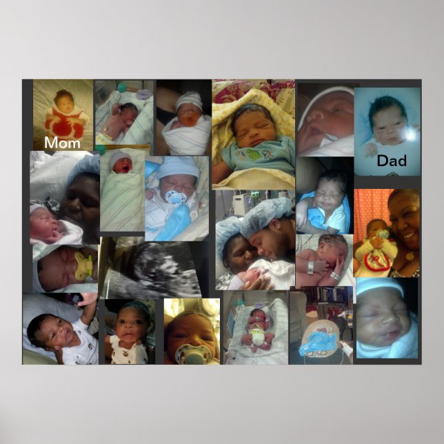 baby bilder poster (Framsidan)