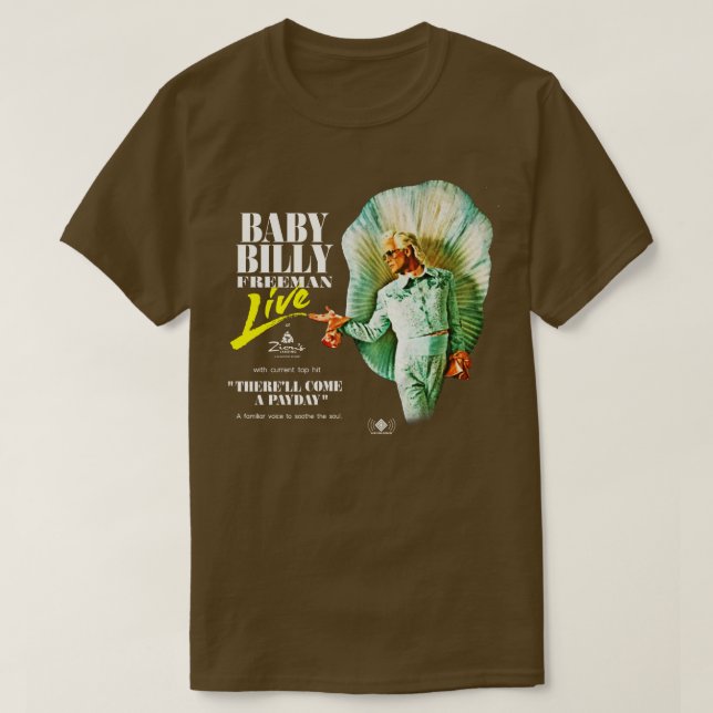 Baby Billy Live Therell Kom A Payday Pin T Shirt (Design framsida)