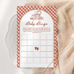 Baby Bingo Baby Q BBQ Par Baby Shower-Spel