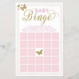Baby Bingo, babystöld för fjäril Flygblad