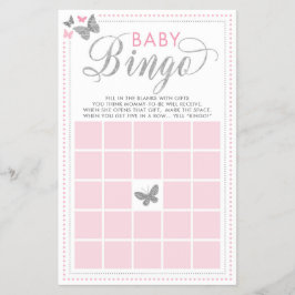 Baby Bingo, babystöld för fjäril Flygblad