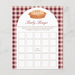 Baby Bingo Cutie Pie Baby Shower-spel