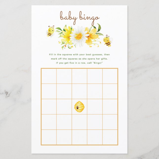 Baby Bingo Game - Vad kommer det att bli för babys (Framsida)