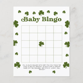 Baby Bingo Glad St. Patrick's Day Grön Shamrock