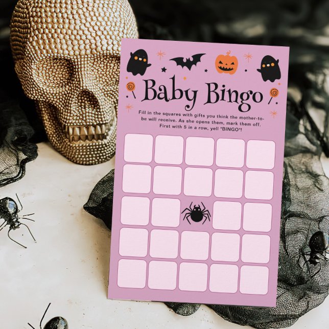 Baby Bingo Halloween Baby-babystötspel för babysko (Skapare uppladdad)