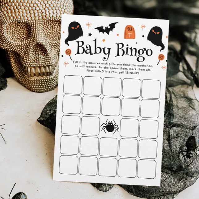 Baby Bingo Halloween Baby Shower-spel (Skapare uppladdad)