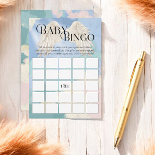 Baby Bingo Heaven Sent Pastel Baby Shower Tilläggskort