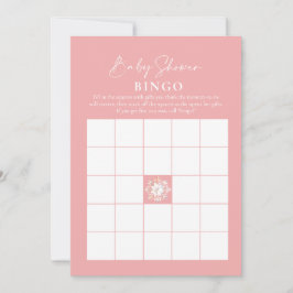 Baby Bingo Rosa, babyskor för vinter- Inbjudningar