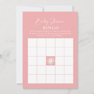 Baby Bingo Rosa, babyskor för vinter- Inbjudningar