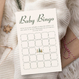 Baby Bingo Winter Baby Shower-spel