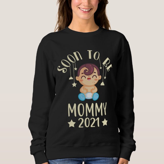 Baby birth mum 2021 pregnancy t shirt (Framsida)