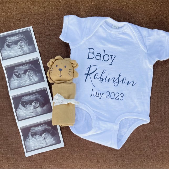 Baby Birth Notification Reveal T Shirt (Skapare uppladdad)