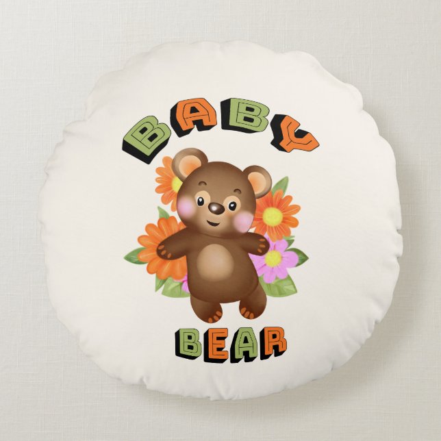 Baby björn rund kudde (Framsidan)
