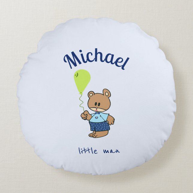 Baby björn (Rund Pillow) Rund Kudde (Framsidan)